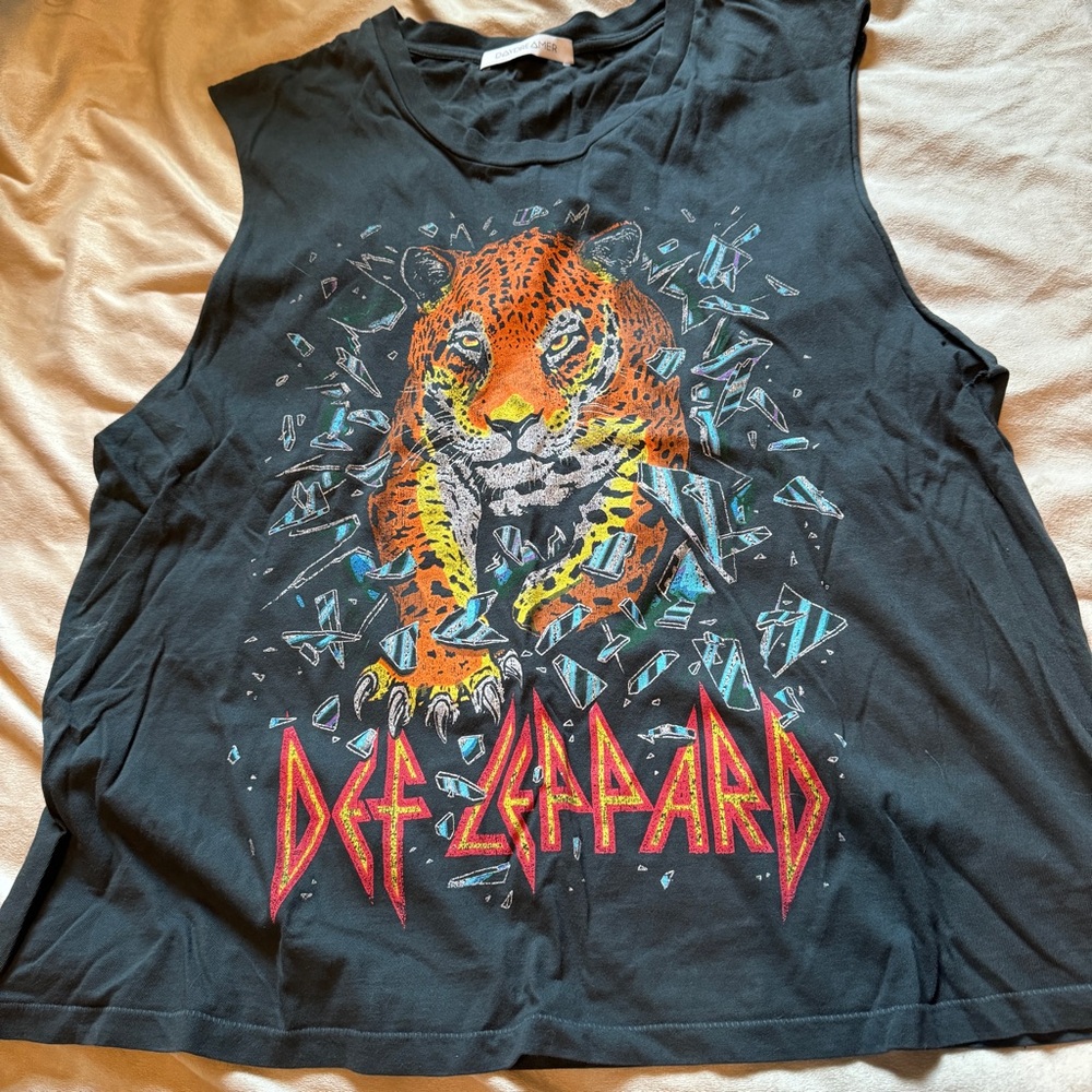 Daydreamer Def Leopard muscle tank